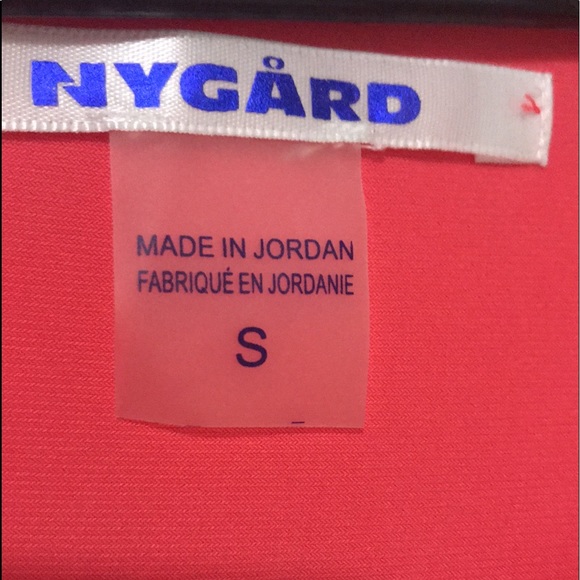 Nygard Tangerine Orange Batwing Layered Blouse size S NWOT - Picture 5 of 8